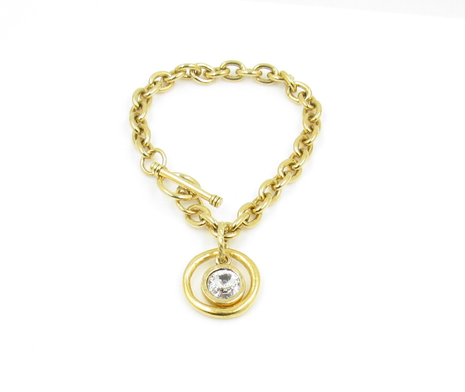 Crystal Inspirations Gold Charm Bracelet
